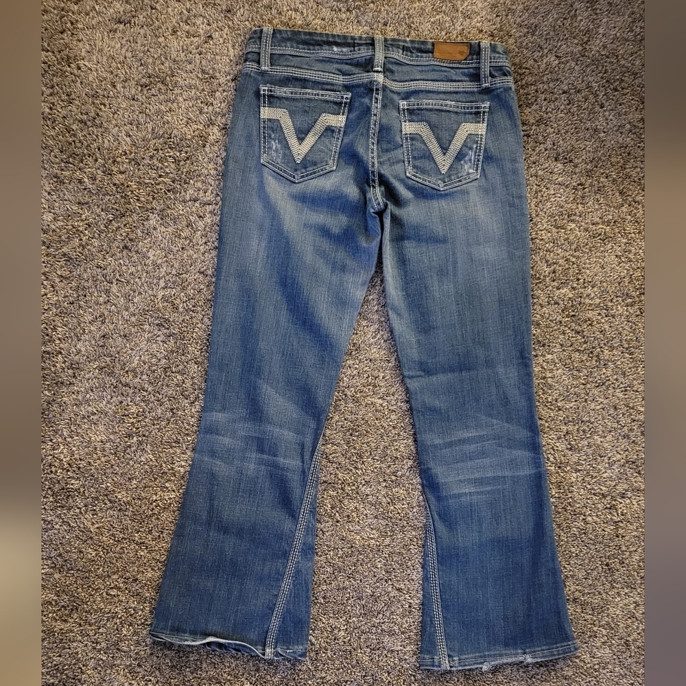 Vigoss Collection flare leg jeans 35” inseam - Picture 2 of 9